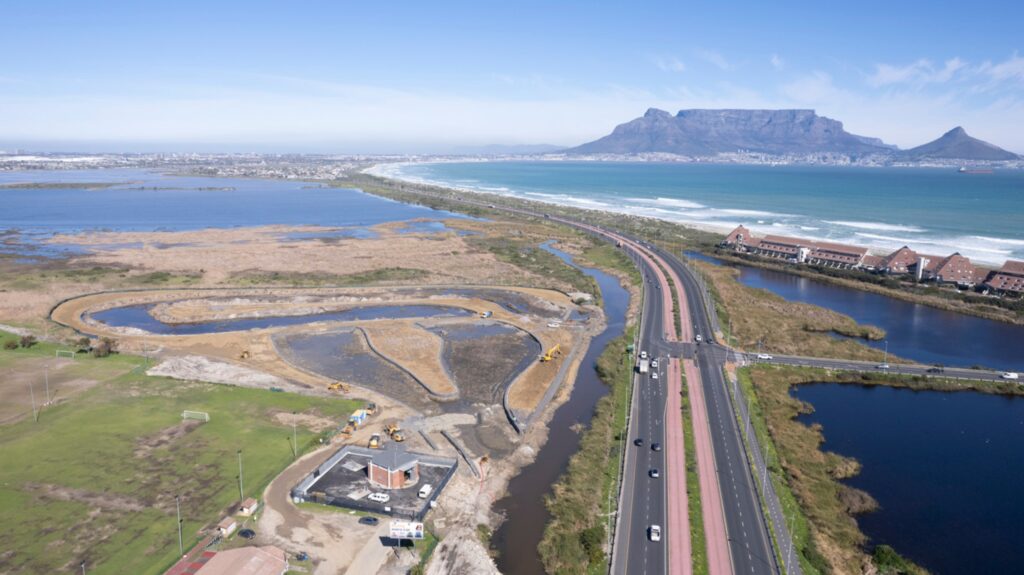 AFRISAM SUPPLIES KEY MATERIALS AS CSV CONSTRUCTION DELIVERS HIGH-IMPACT BAYSIDE CANAL UPGRADE.