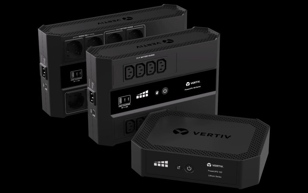  Vertiv Expands Power Portfolio with New Compact Desktop UPS for Personal Computing, Gaming and Networking Devices