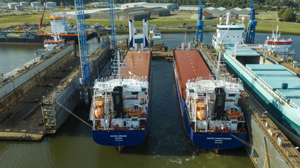 Leonhardt & Blumberg equips first of four newbuilds with Econowind VentoFoils