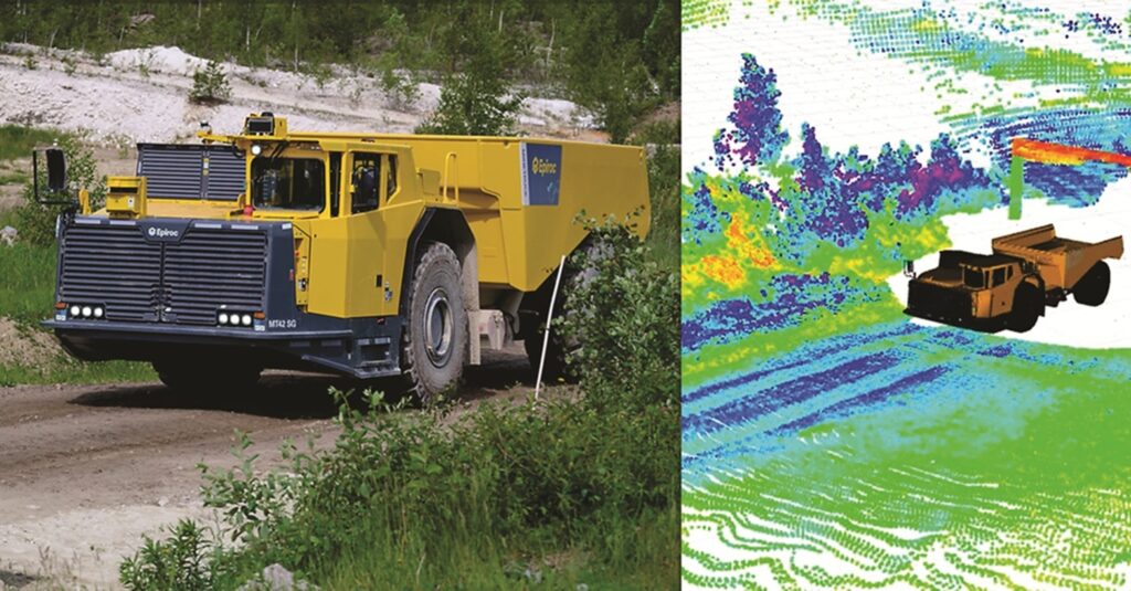 Epiroc’s Deep Automation introduces seamless underground-to-surface truck automation with 3D LiDAR technology